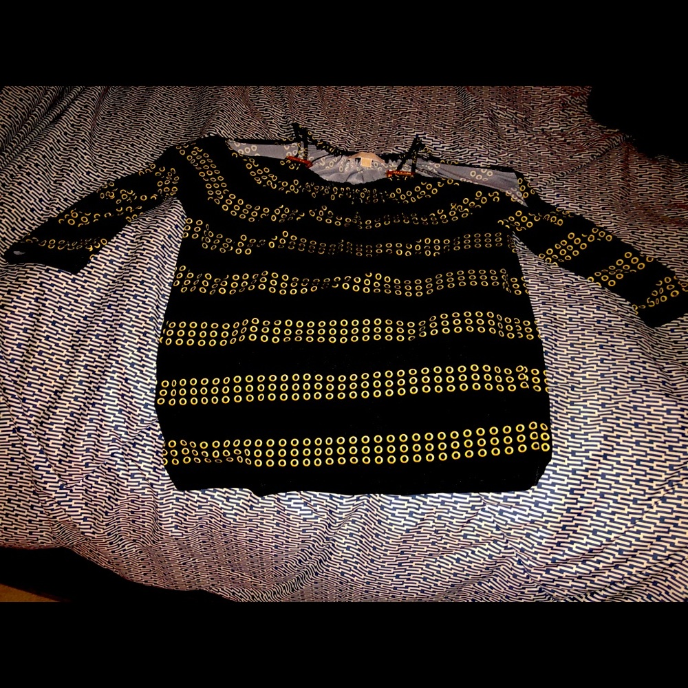 Michael Kors cold shoulder blouse